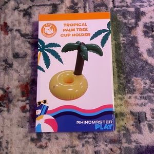 Tropical Palm Tree Cup Holder